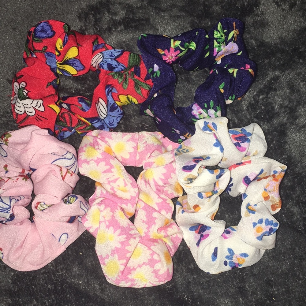 Floral Scrunchy Bundle